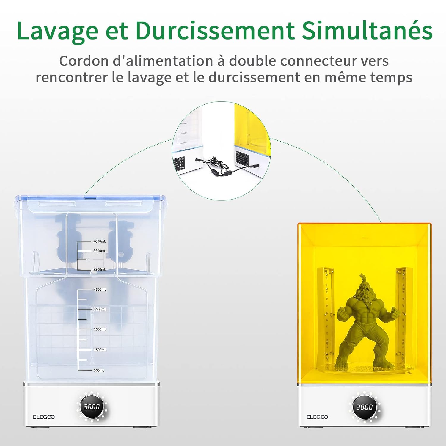 Machine de nettoyage et de durcissement ELEGOO Mercury X Bundle