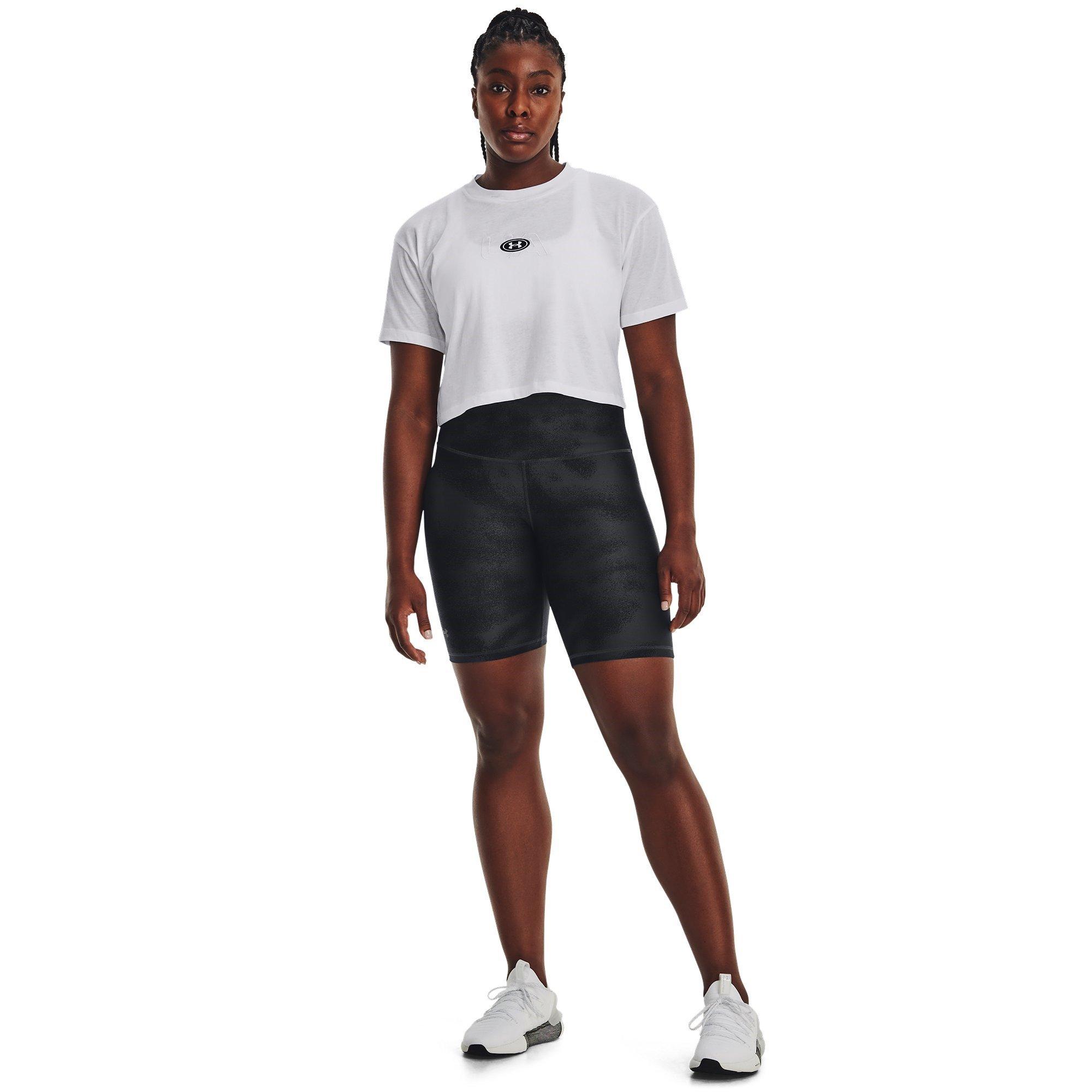 Under Armour Logo Crop Short Seeve T Shirt
