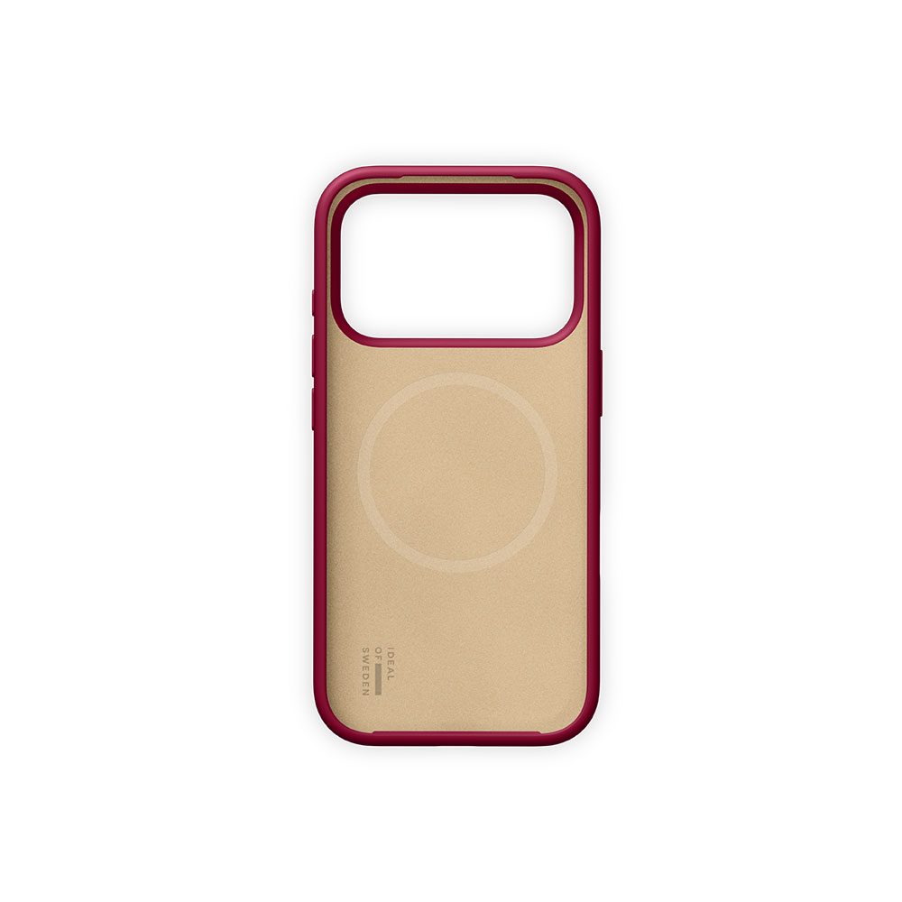 iPhone 17 Pro MagSafe Silikon Hülle Case Recycled (IDSICMS-I2561P-521) - Cranberry