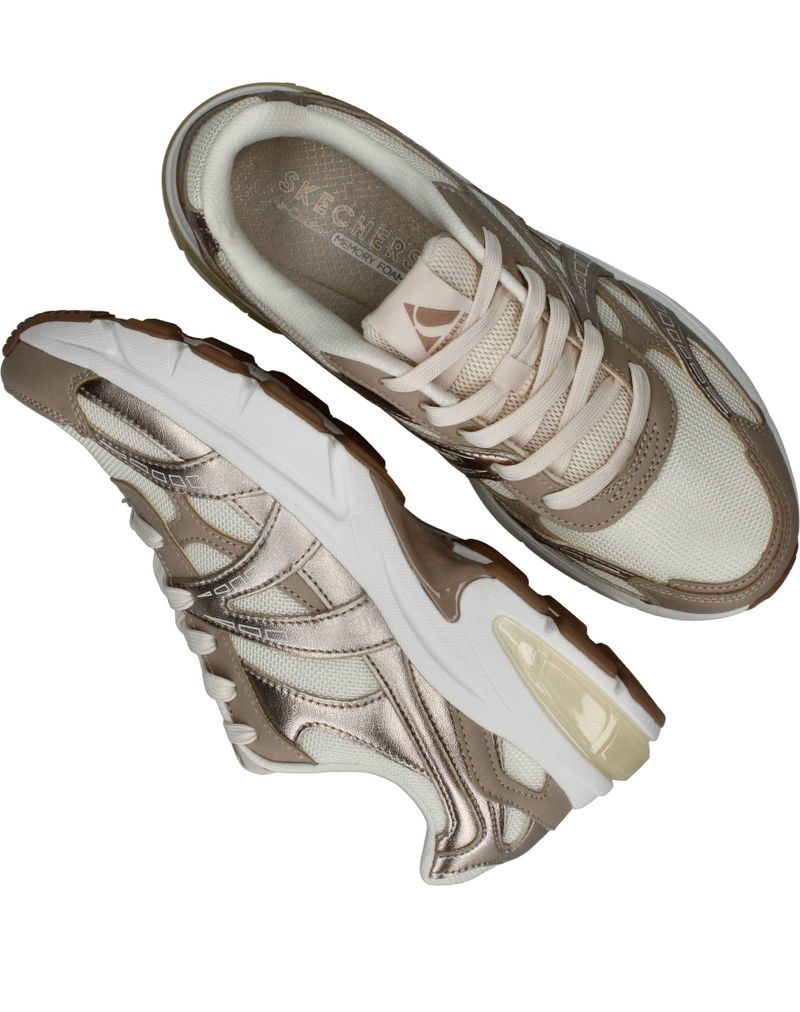 Skechers Shadow Stellar 90 Sneakers Beige Dames