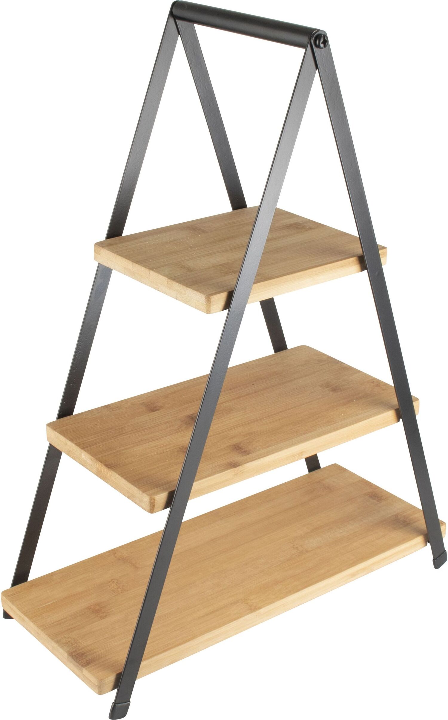 Gusta etagère naturel / zwart 38 x 16 x 53 cm