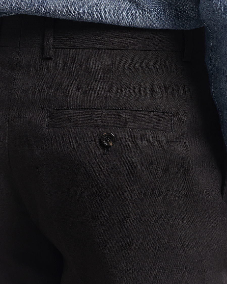 J.Lindeberg Gabi Super Linen Pants Black