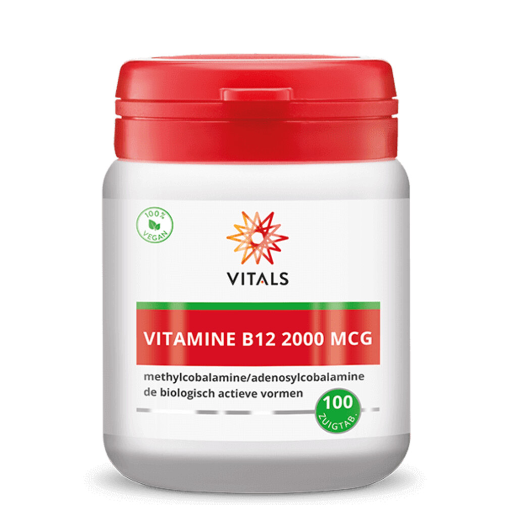 Vitals Vitamine B12 2000mcg100 zuigtabletten