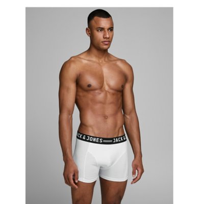 Boxer homme Sense Trunks 3-Pack BLANC JACK JONES