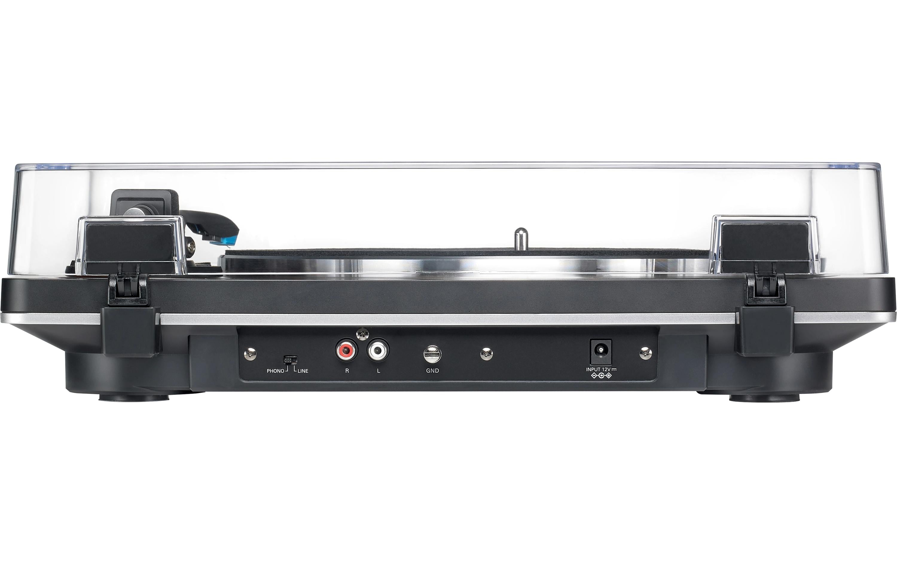 Plattenspieler AT-LP70XBTBS Schwarz<br>Vollautomatischer, kabelloser Plattenspieler mit Riemenantrieb