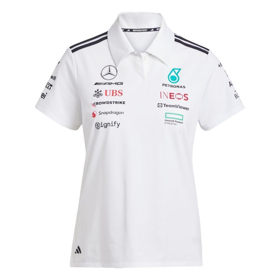 Adidas Polo blanc Mercedes - AMG Petronas Formula One Team