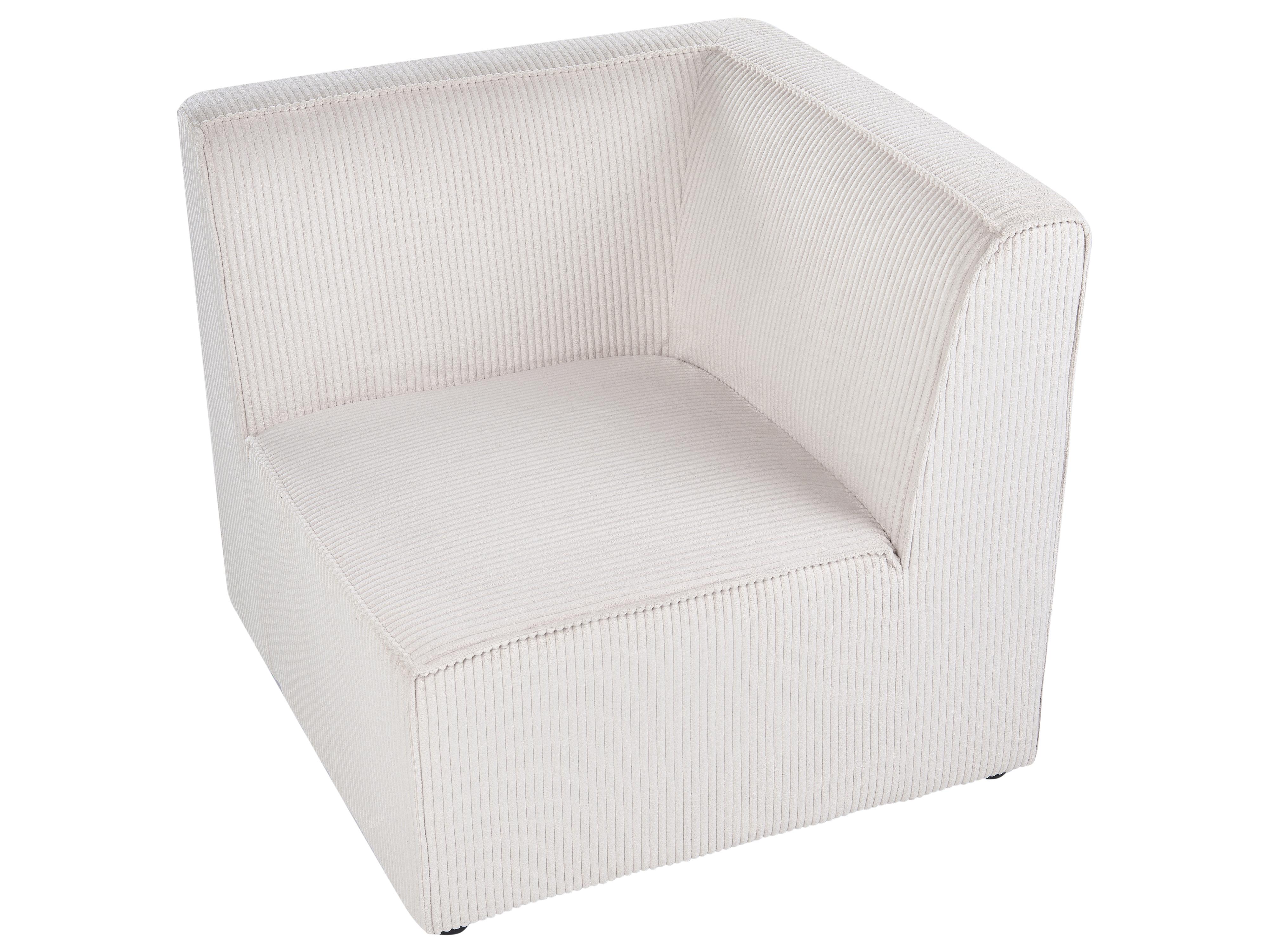 Hoekmodule LEMVIG Corduroy Beige rechtszijdig