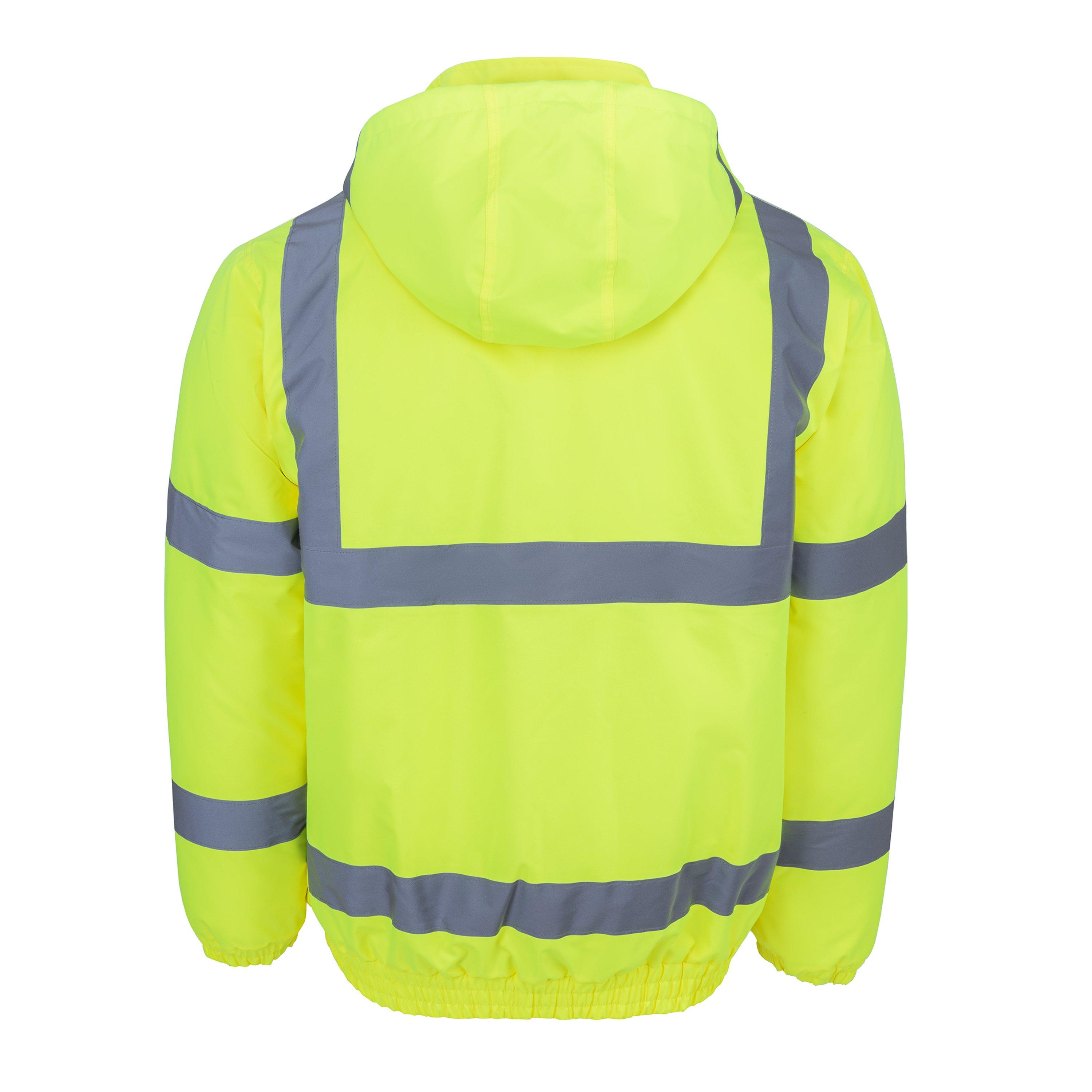 Dunlop Hi Vis Bomber Jacket Mens