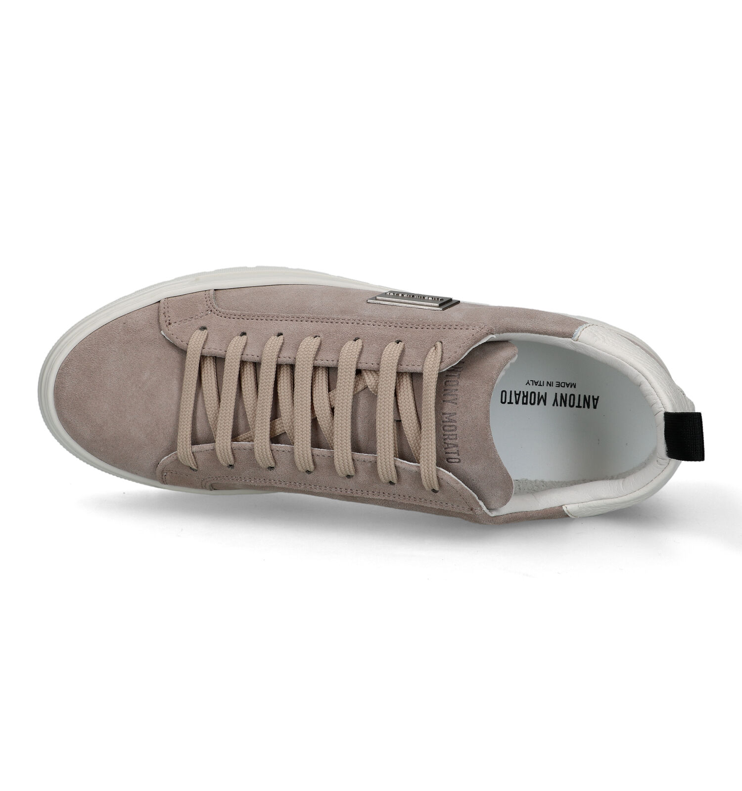 Veterschoenen taupe