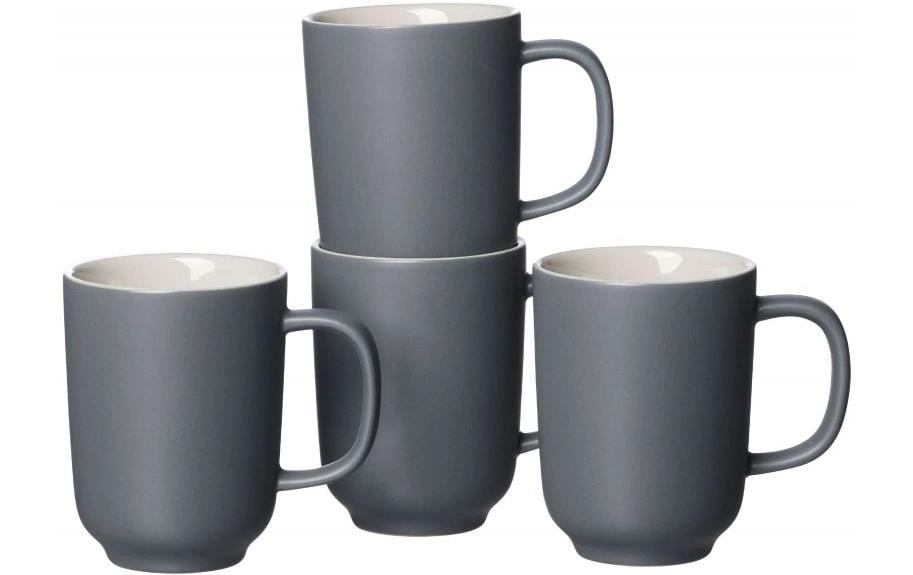 Kaffeetasse Jasper 4 Stück, GrauKaffeebecher Set