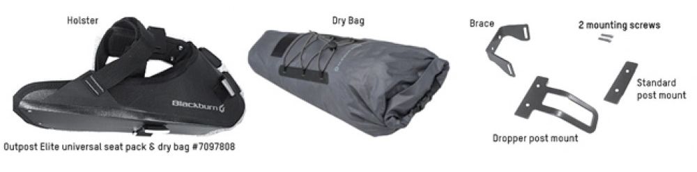 Blackburn Outpost Elite Seat Pack & Drybag Satteltasche kaufen | Bike-Discount
