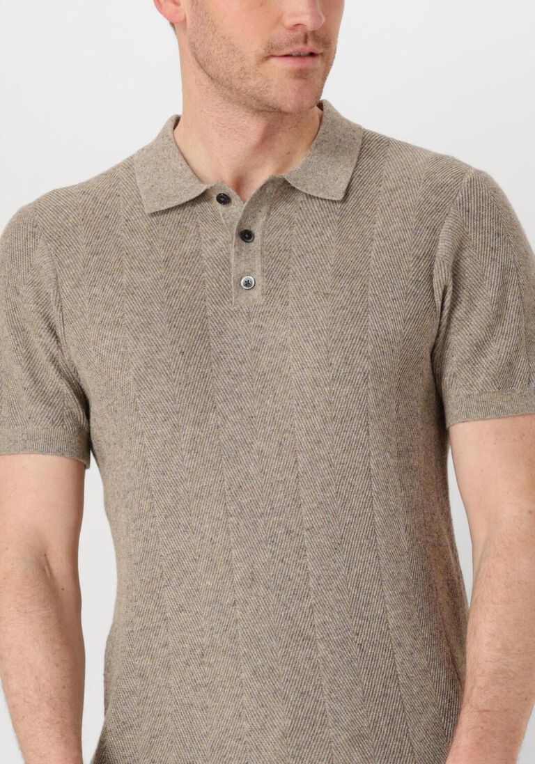 beige profuomo polo polo short sleeve