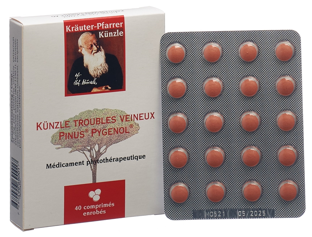 PINUS PYGENOL Venenbeschwerden<br>40 Stück, Blister, Filmtablette