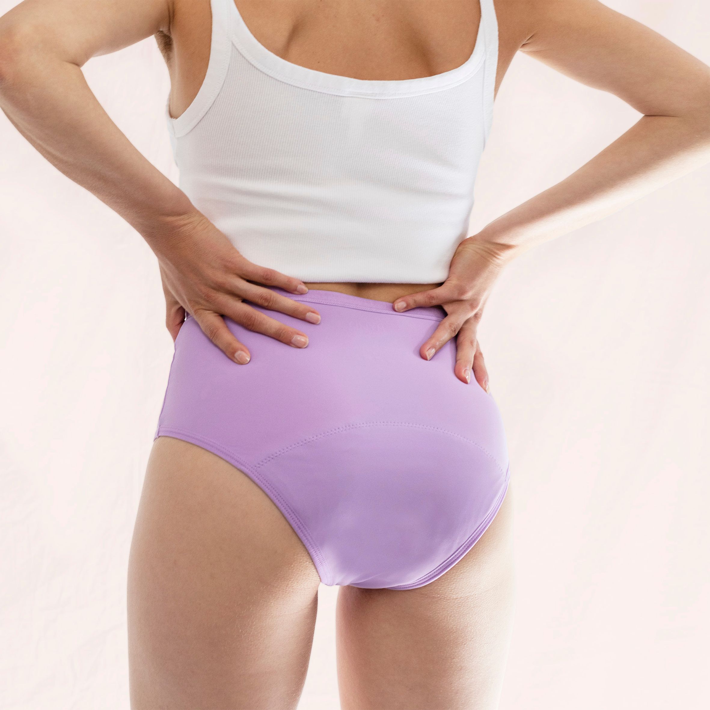 MYLILY Periodenunterwäsche - High Waist Flieder L