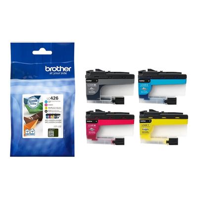 Brother LC426 - pack de 4 - noir, jaune, cyan, magenta - cartouche d'encre originale
