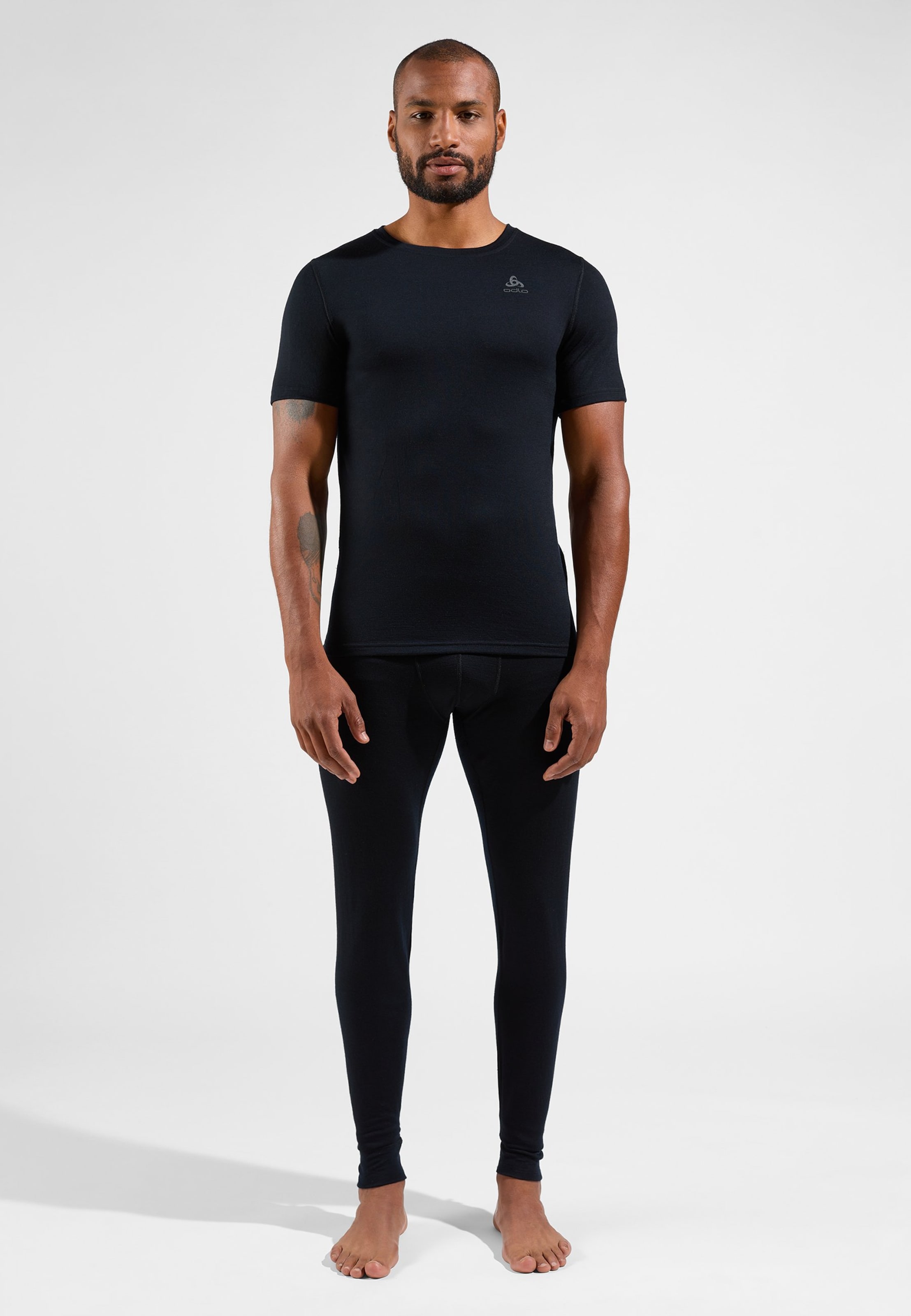 Natural Merino 200 Base Layer T-shirt in black