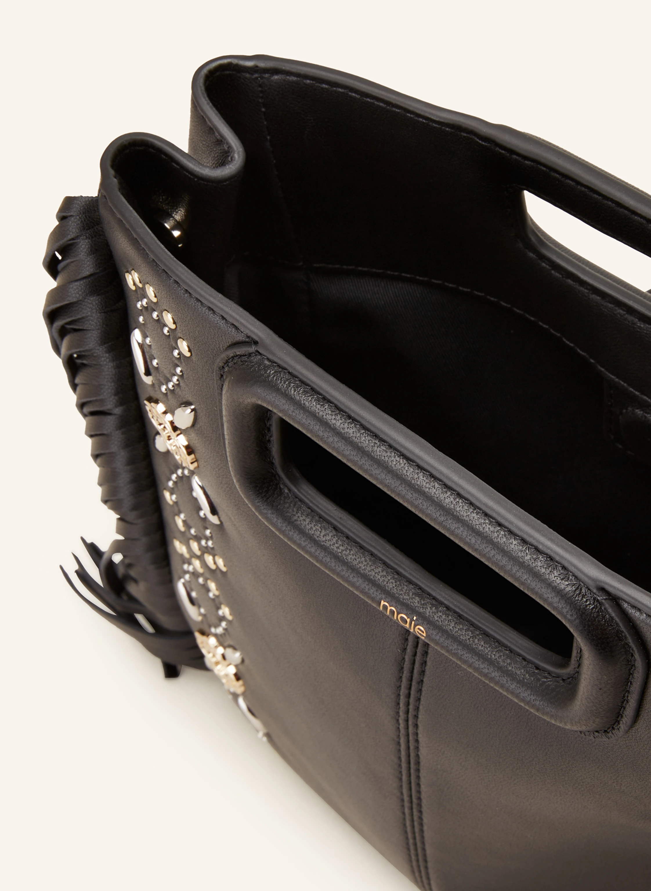 maje Handtasche mit Nieten