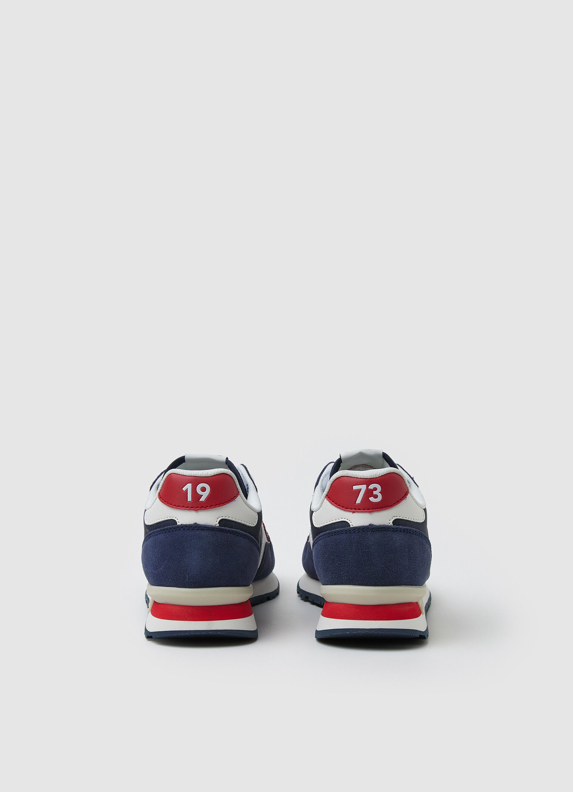 Sapatos combinados BRIT - azul marinho
