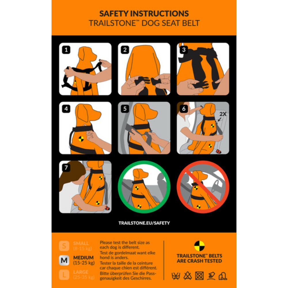 Trailstone Dog Seat Belt Medium