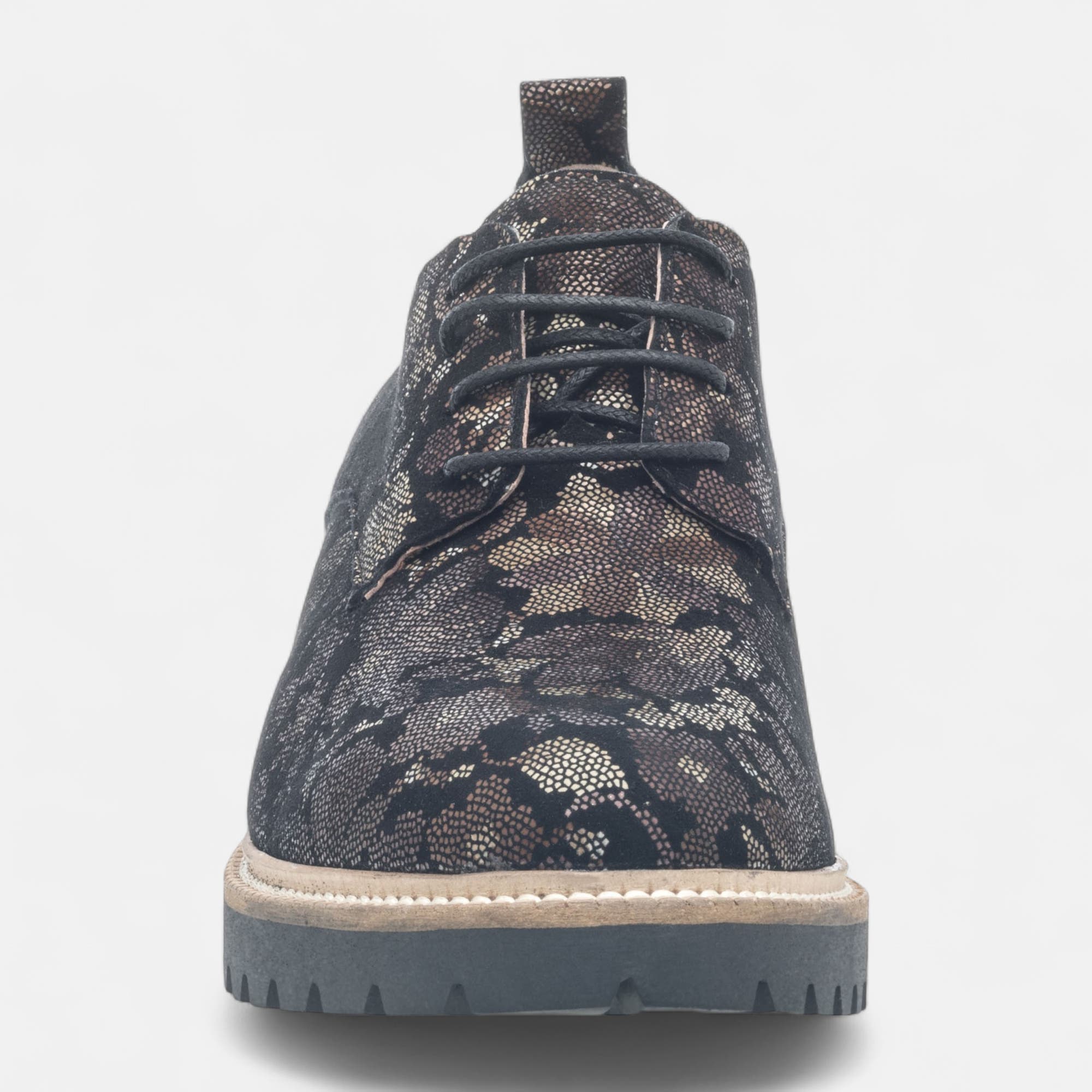 Derbies Femme en cuir multicolore