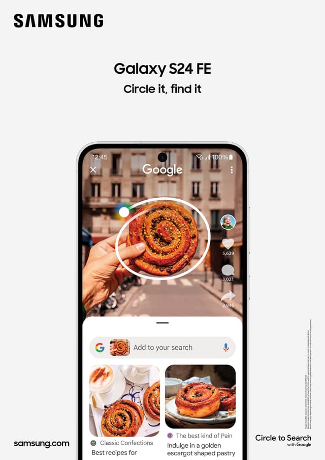 Samsung Galaxy S24 FE 5G smartphone 8/128GB (grafit)