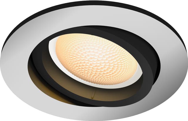 Philips Hue Milliskin forsænket spotlys (aluminium)