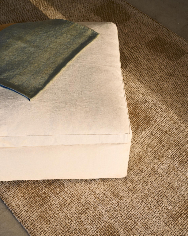 Kave Home Susi vloerkleed groene wol 230x160