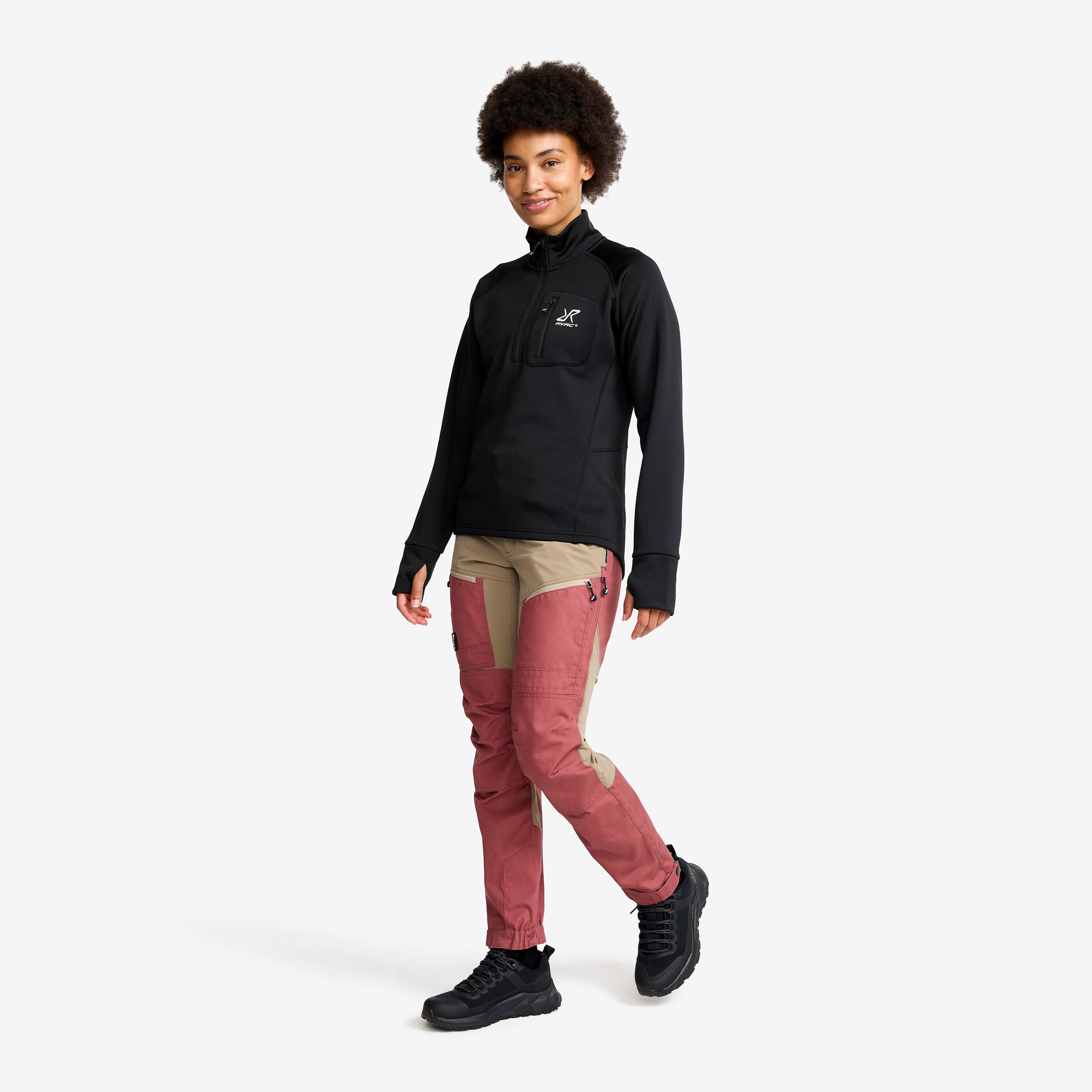 Evolution Half-zip Stretch Fleece Dame Black