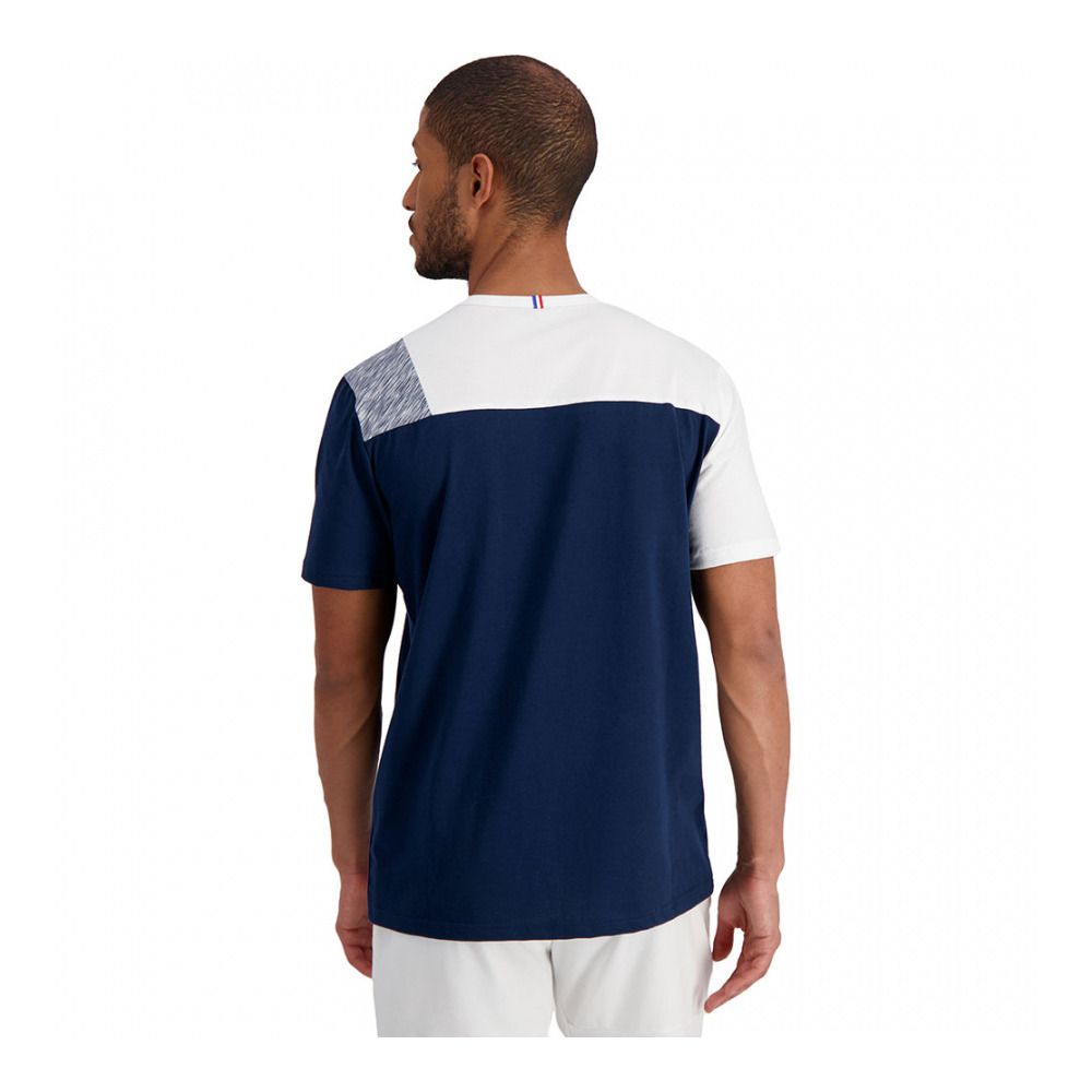 Le Coq Sportif SAISON 1 - Tee-shirt bleu essentiel/multico gris