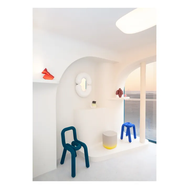 Moustache Tabouret Bold- Big Game | Bleu électrique