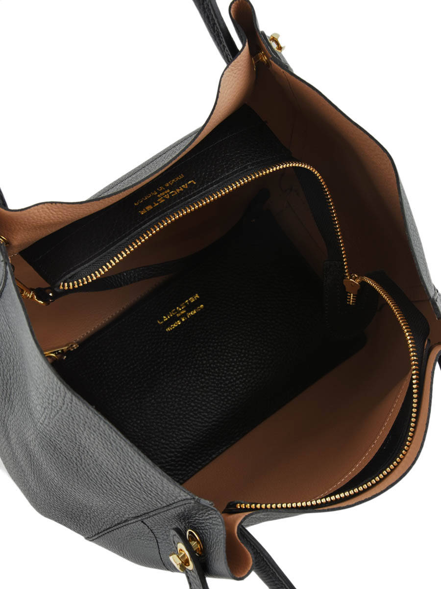 Sac shopping Foulonne double cuir LANCASTER