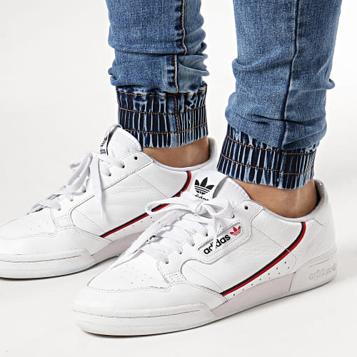 Jogger Pant Skinny Jeans Avec Dechirures LC20180426-1D Denim Bleu Medium