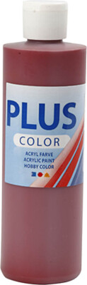 Plus Color Hobbymaling - Akrylfarve - Gammel Rød - 250 ML