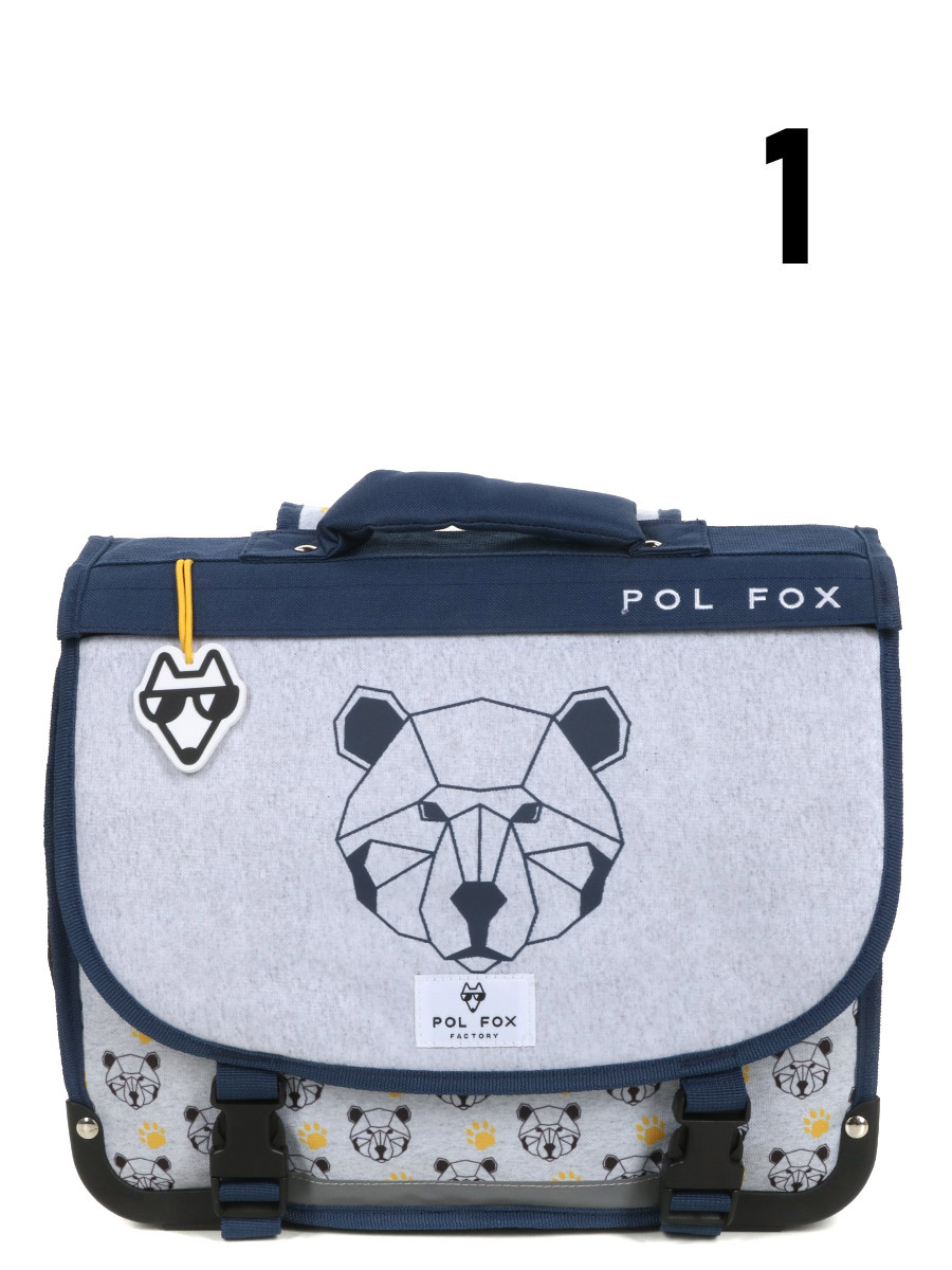 Cartable RÀversible Pol Fox Bear 35 cm