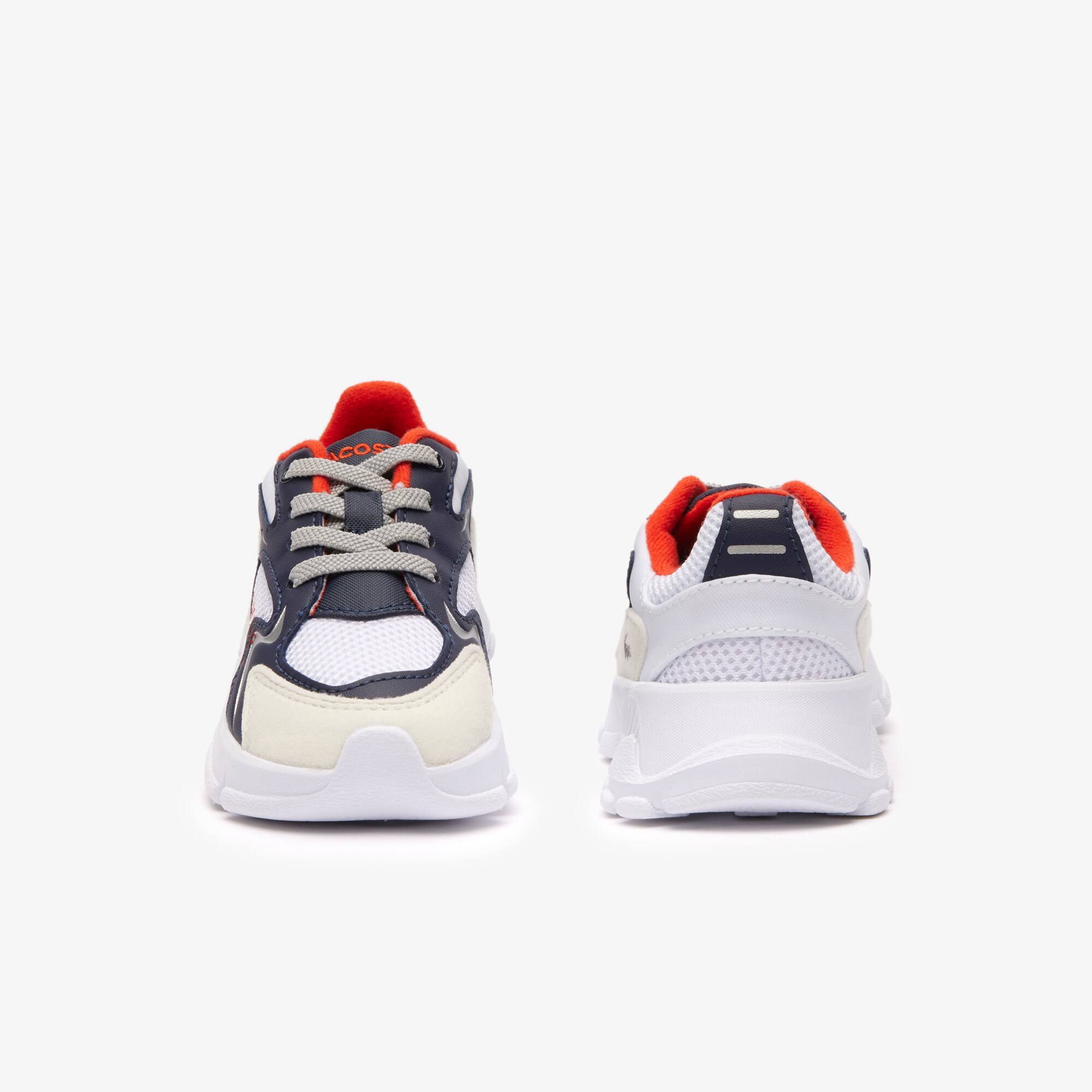 Sneakers L003 Neo bébé en textile Chaussures - Blanc - Lacoste - Enfant