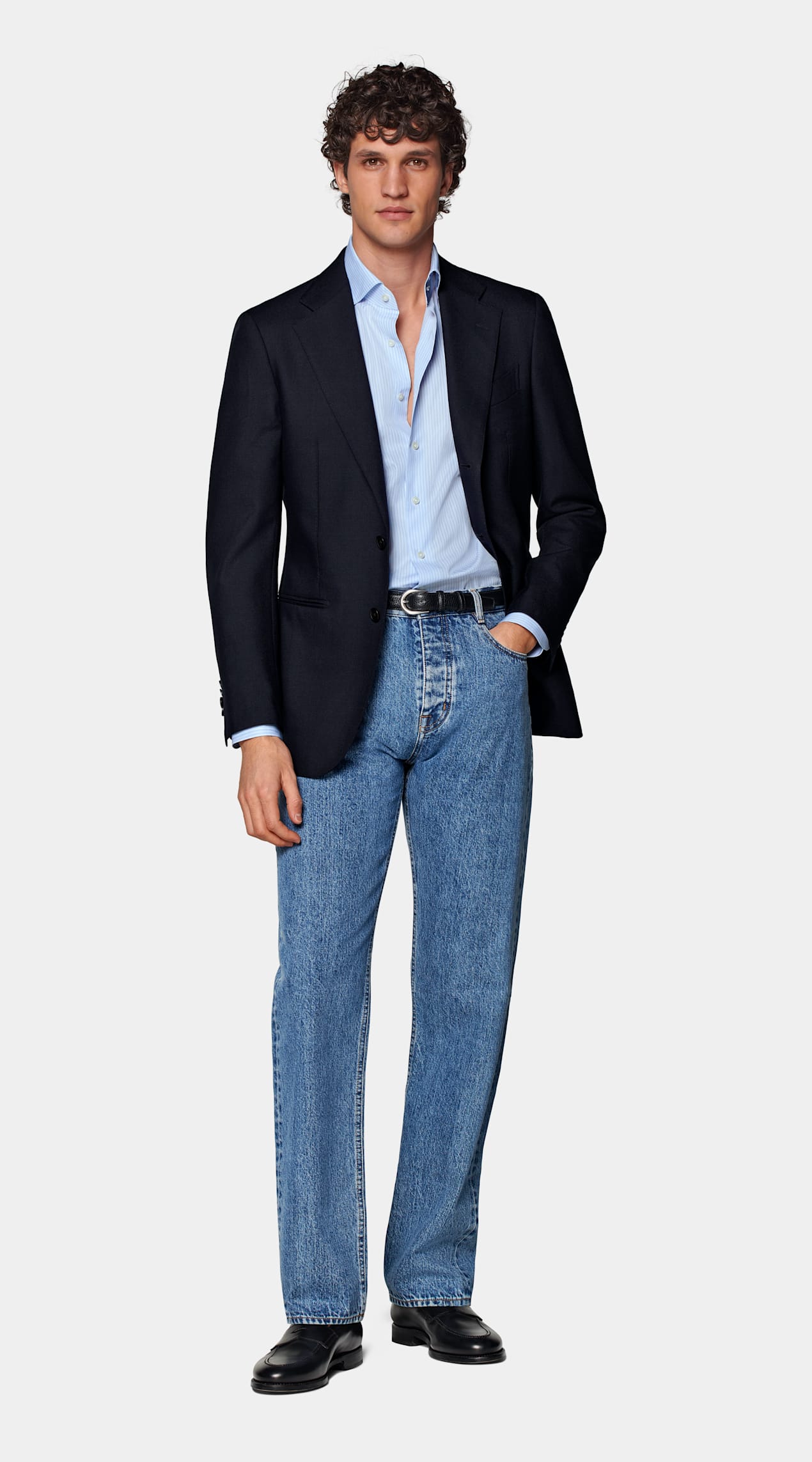 Blazer Havana coupe Tailored bleu marine