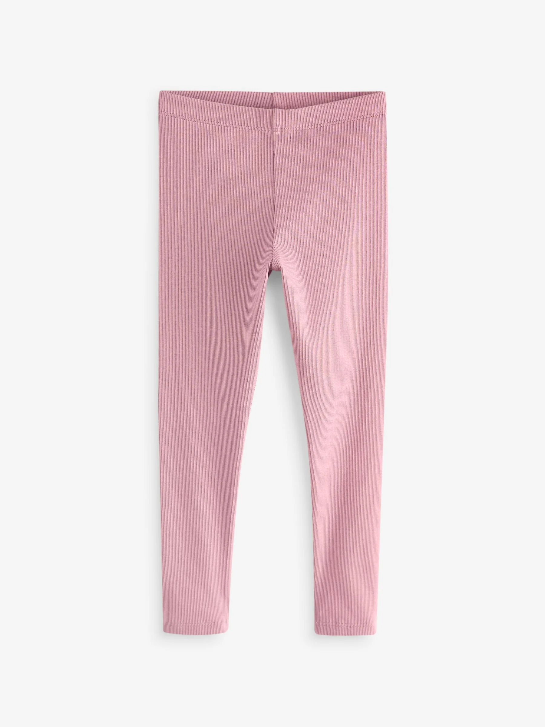 Multi - Verpakking van 5 geribbelde leggings (3-16jaar)