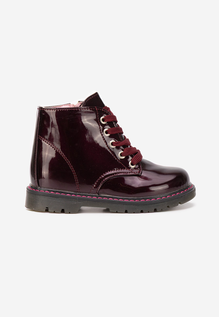 Bottines filles bordeaux Metea