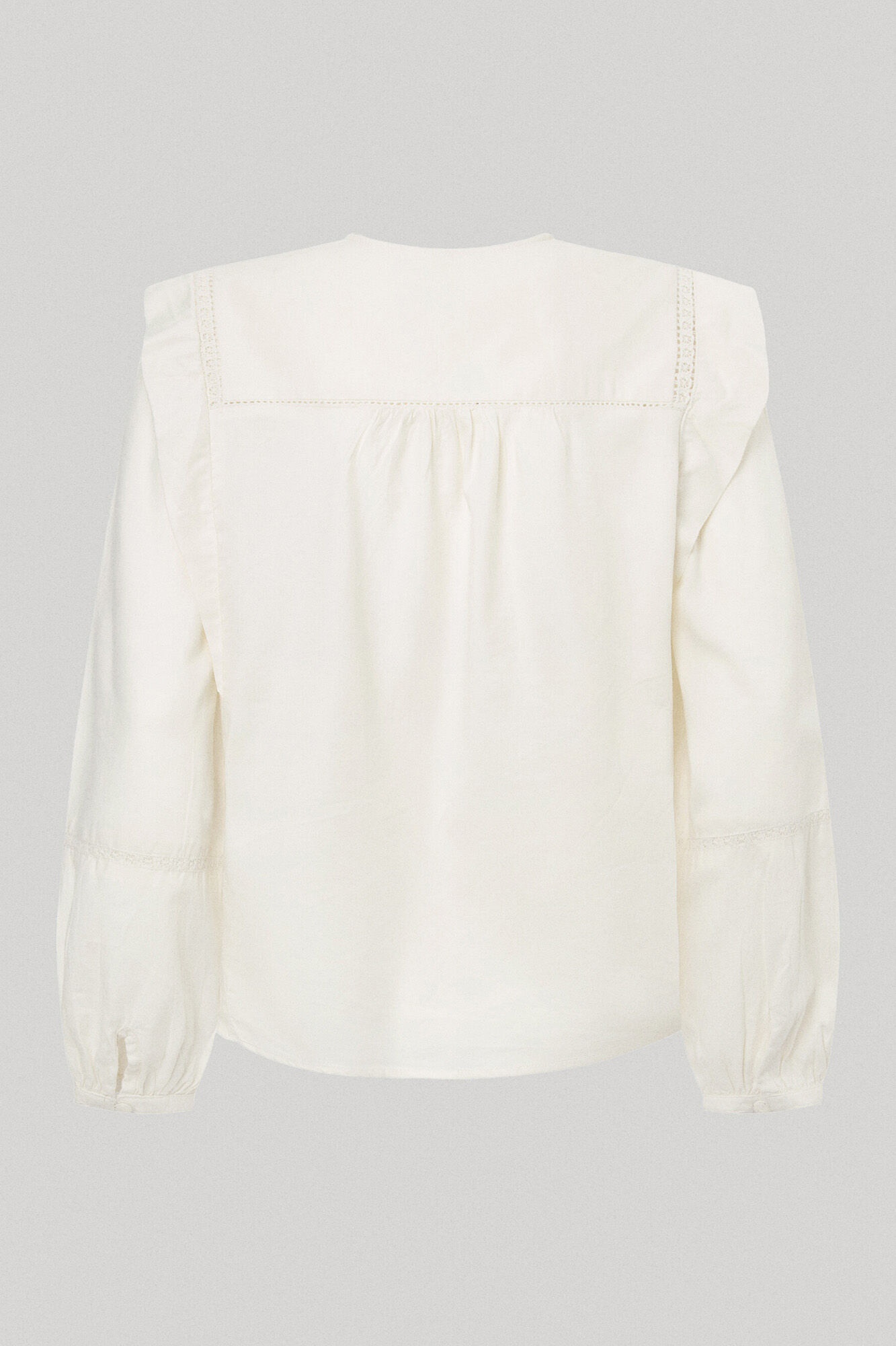 Blusa de sarja de algodão