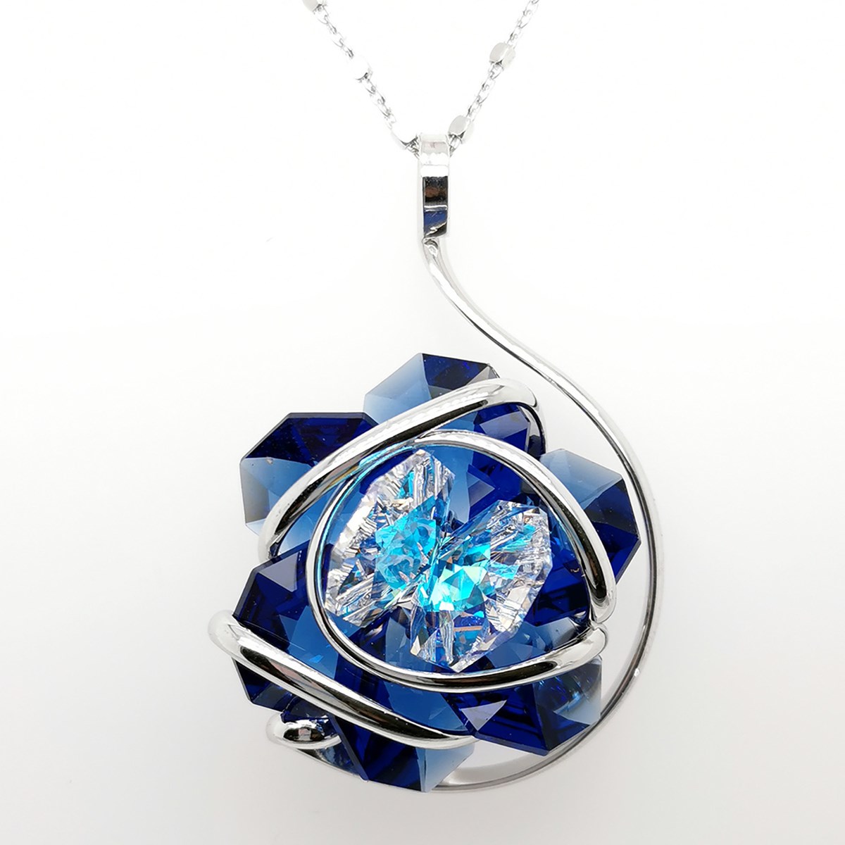 Collier Marazzini Flower new blue