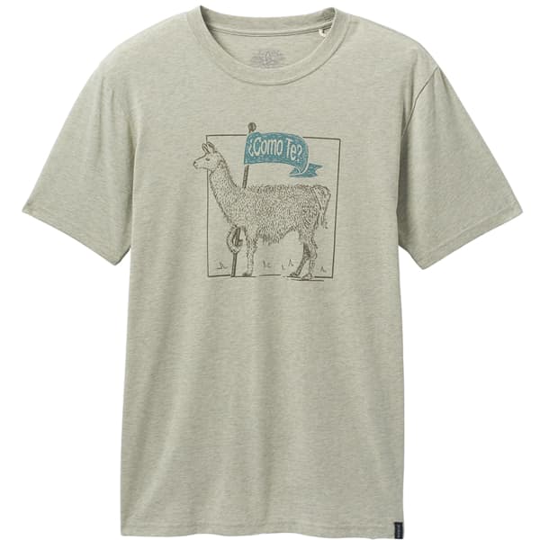T-shirt PRANA COMO TE LLAMA JOURNEYMAN 2 COASTAL SAGE HEATHER