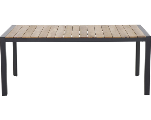 Eettafel Siena Garden Zurich 180 x 90 cm antraciet