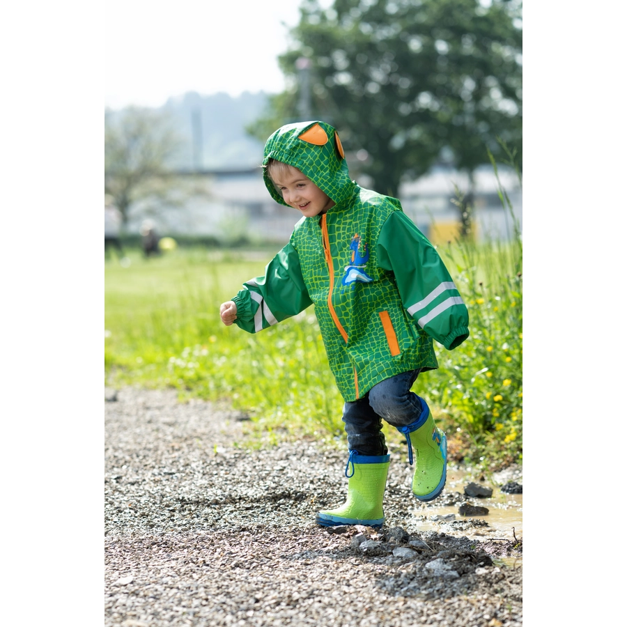 Playshoes Gummistiefel Dino grün