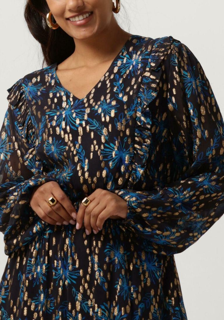 CIRCLE OF TRUST donkerblauwe circle of trust mini jurk eva dress