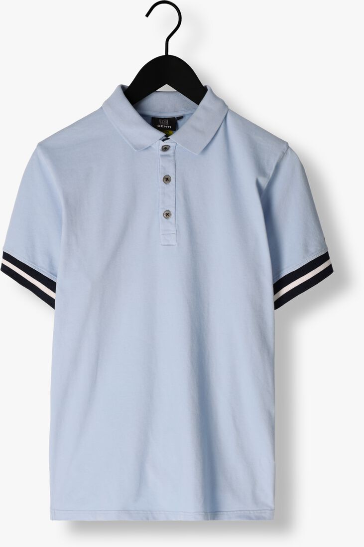 GENTI lichtblauwe genti polo j7006-1212