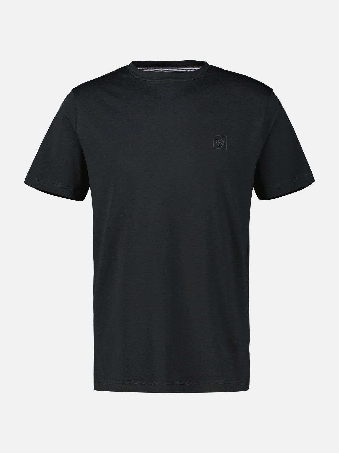 Basic T-Shirt mit LERROS Logo-Print