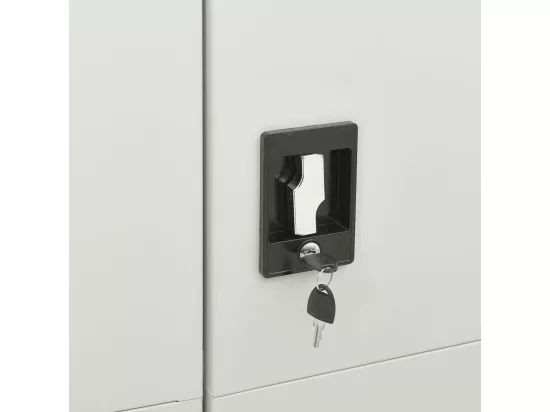 Armoire à casiers Gris clair 90x40x180 cm Acier