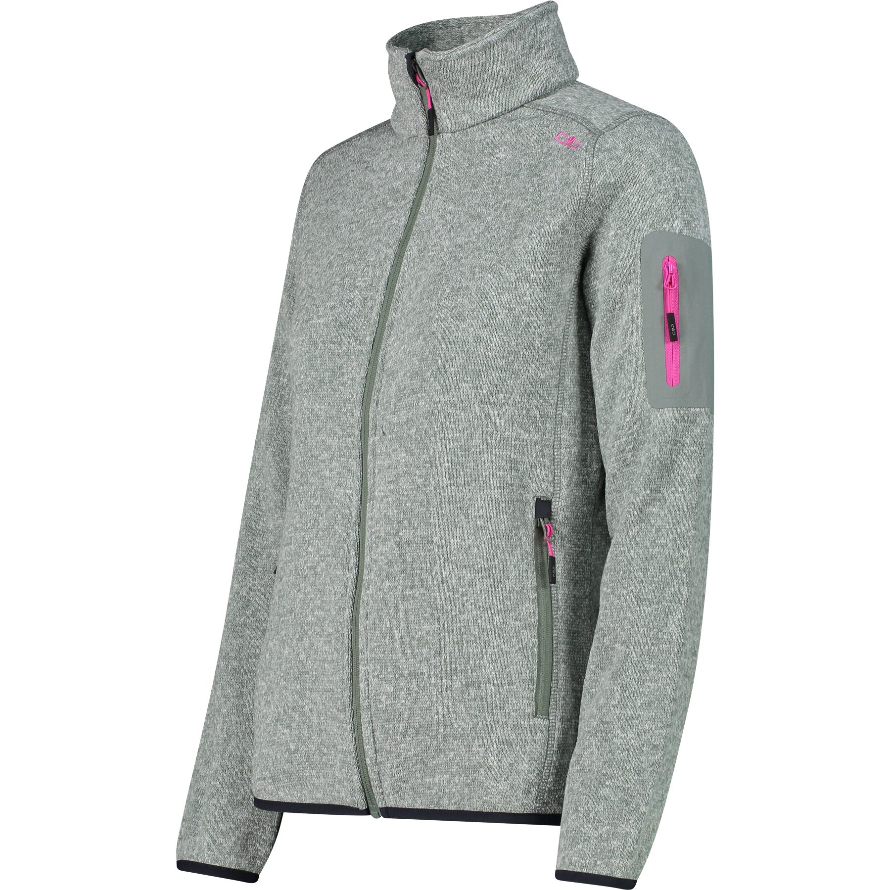 CMP Knit-Tech Fleecejacke Damen mineral