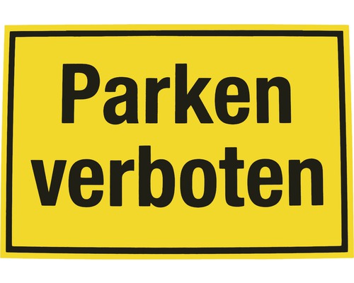 Bord 'Parkeren verboden' 200x300 mm