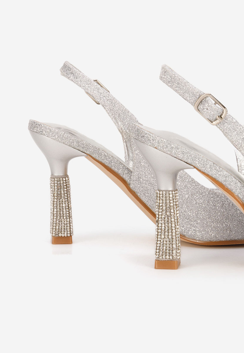 Chaussures élégantes femme argent Axellia